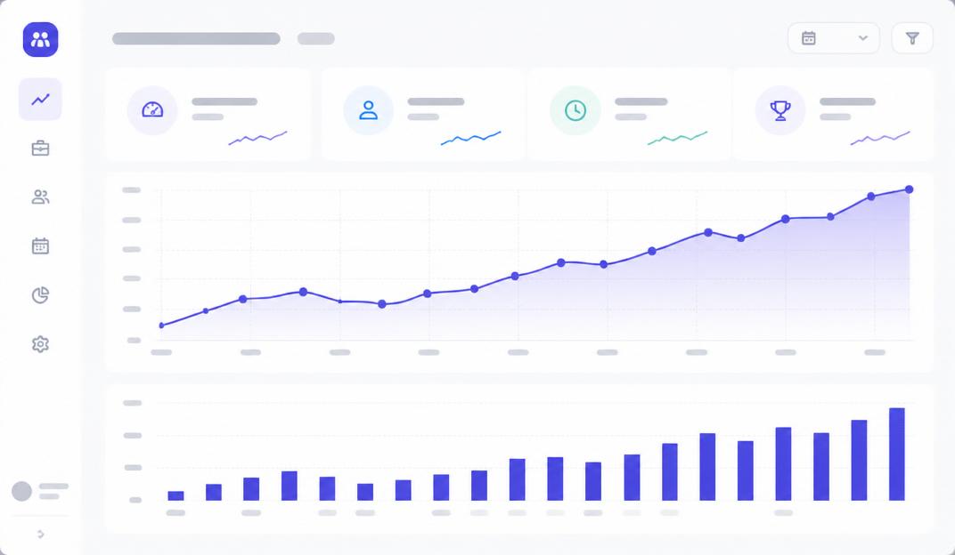 Hiring velocity metrics showing screening time and coverage improvements